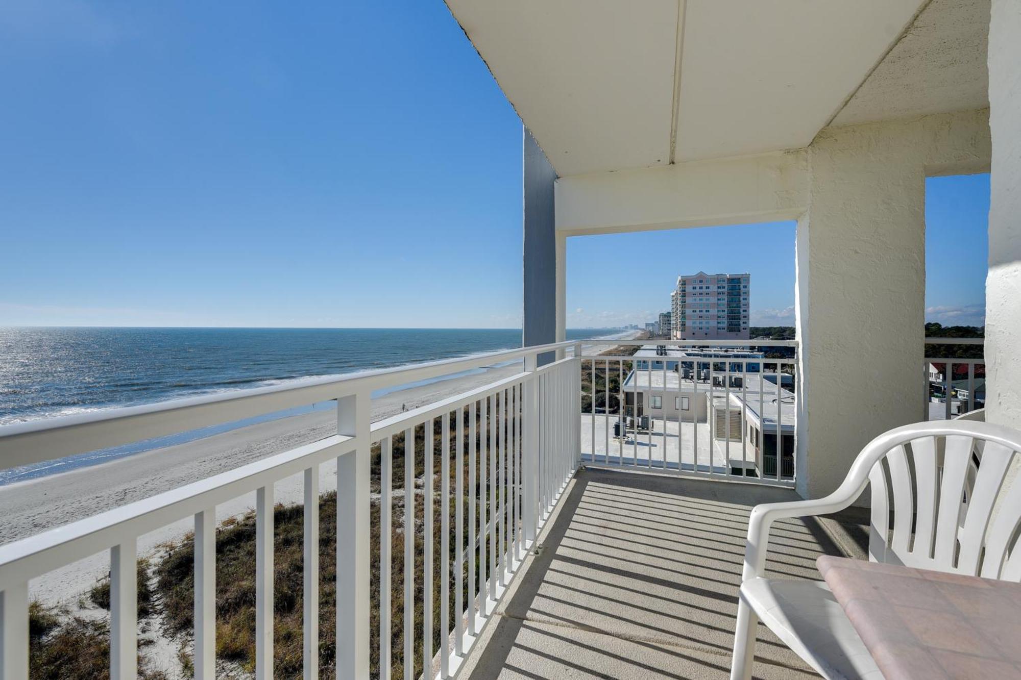 Oceanfront North Myrtle Beach Condo With Indoor Pool Eksteriør billede