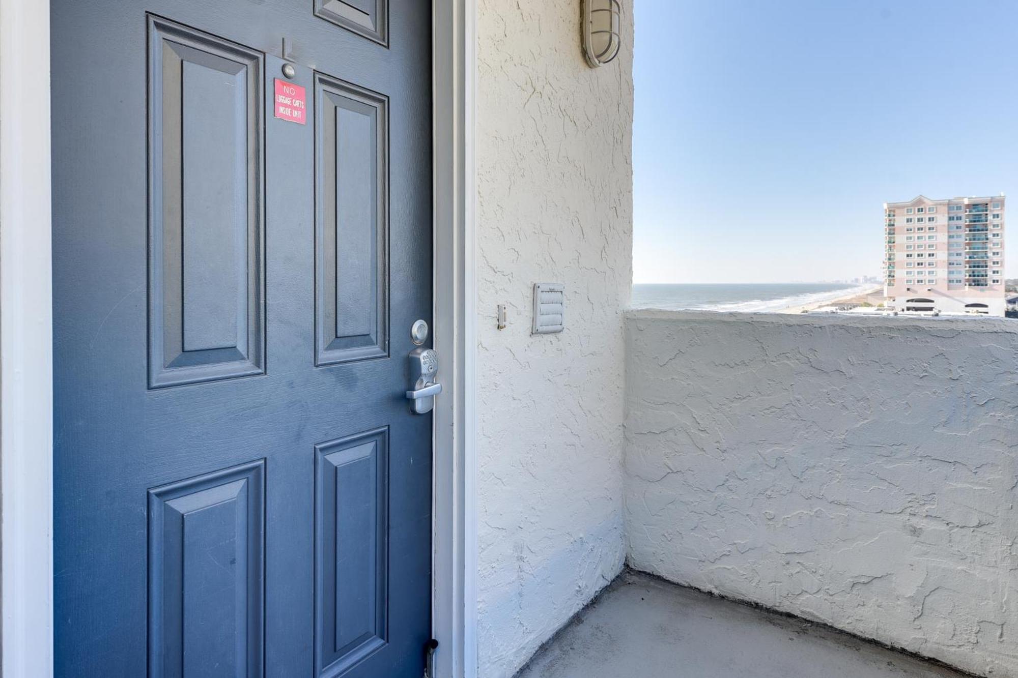 Oceanfront North Myrtle Beach Condo With Indoor Pool Eksteriør billede