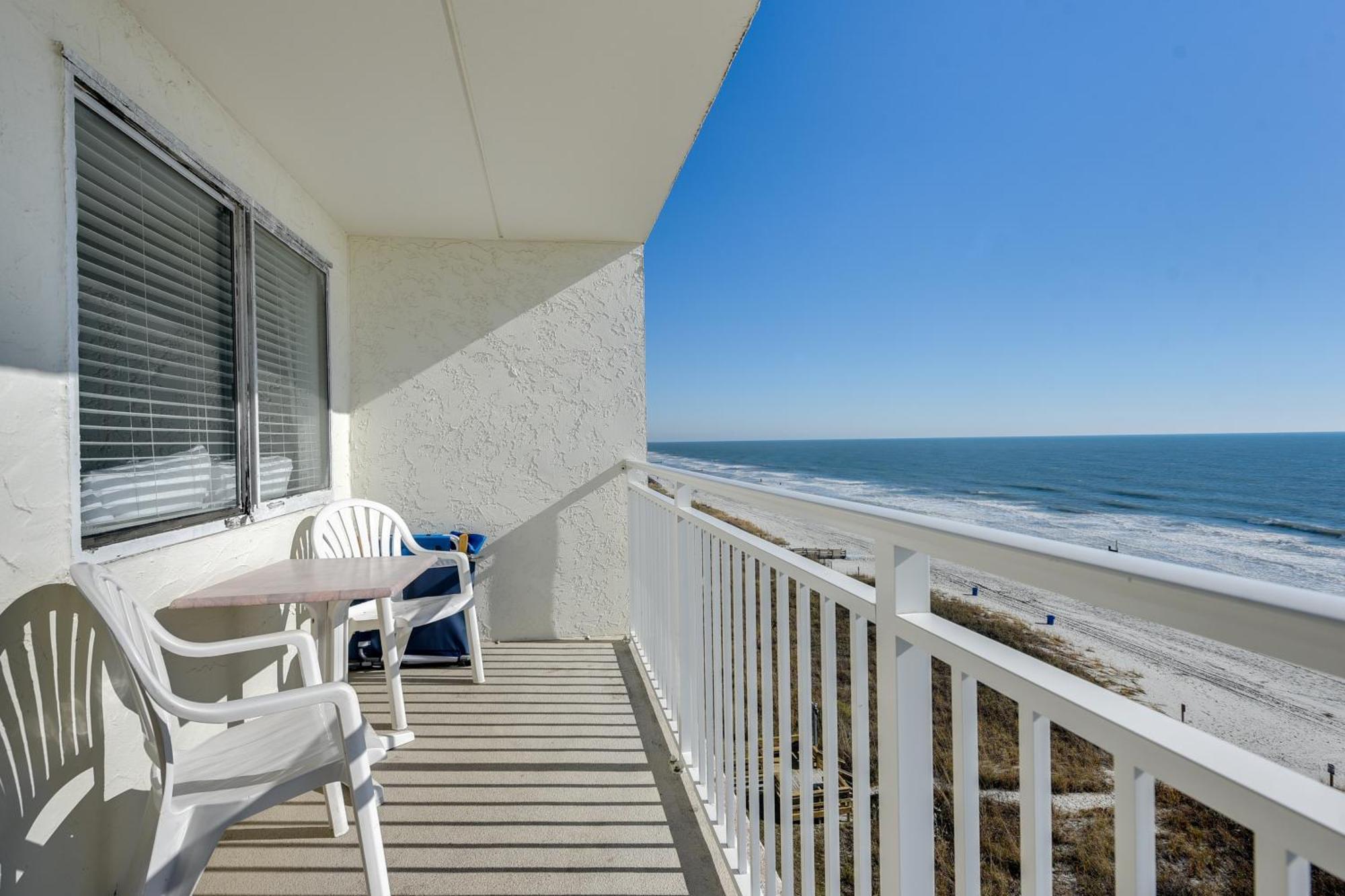 Oceanfront North Myrtle Beach Condo With Indoor Pool Eksteriør billede
