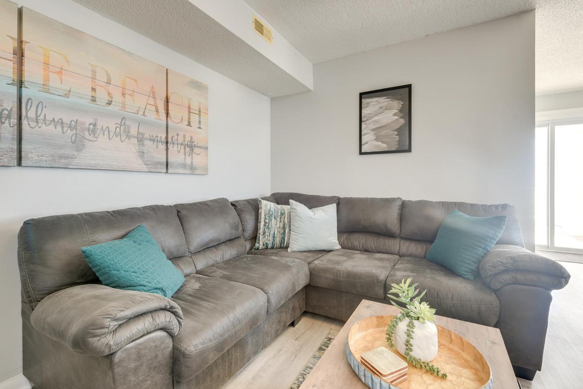 Oceanfront North Myrtle Beach Condo With Indoor Pool Eksteriør billede