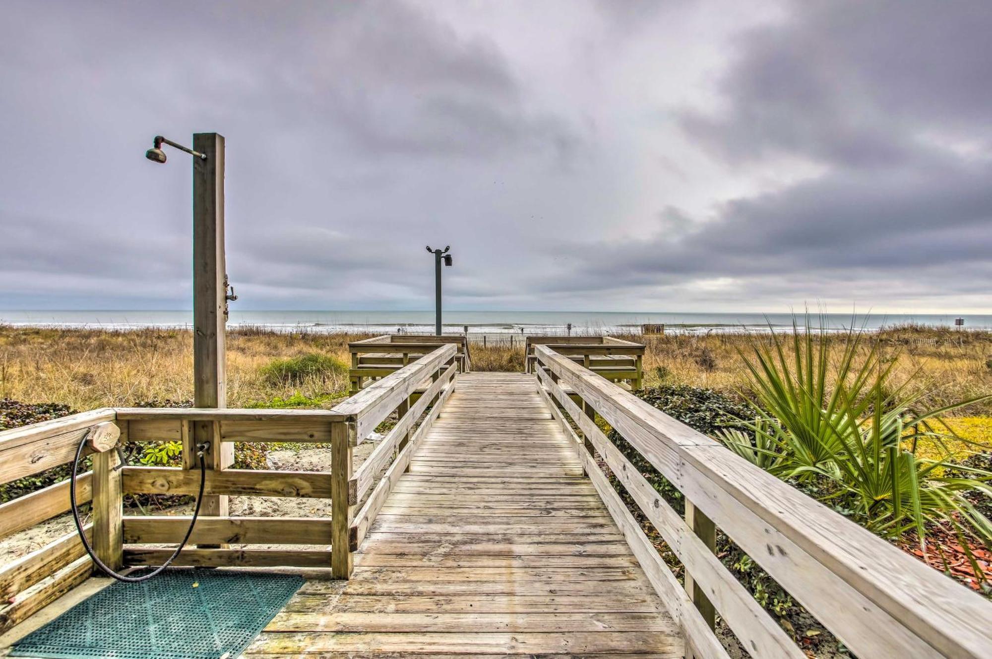 Oceanfront North Myrtle Beach Condo With Indoor Pool Eksteriør billede