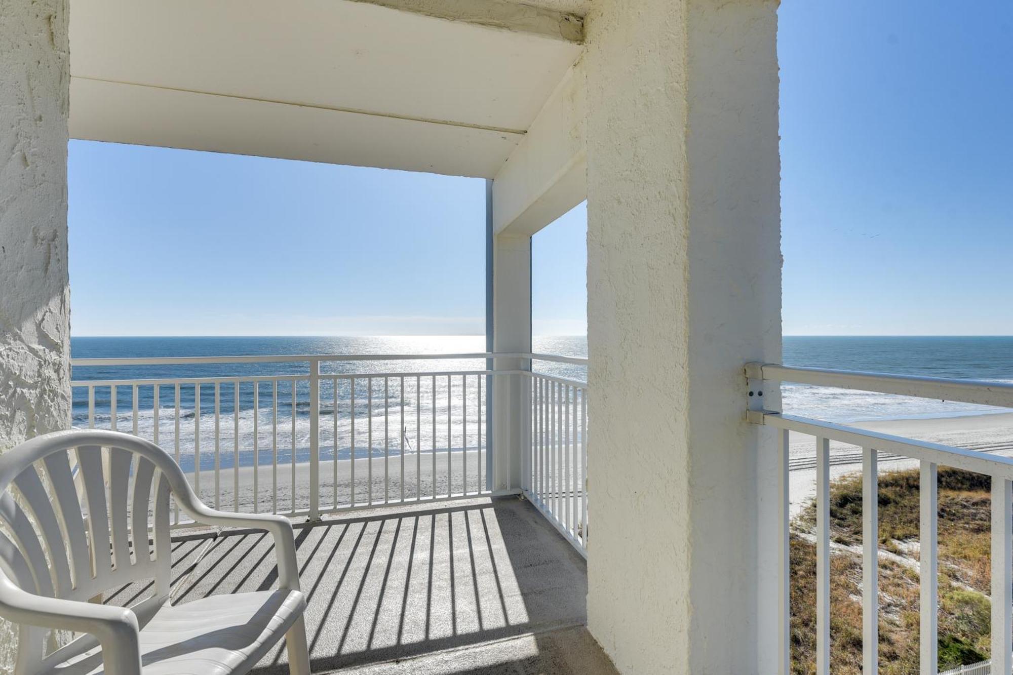 Oceanfront North Myrtle Beach Condo With Indoor Pool Eksteriør billede