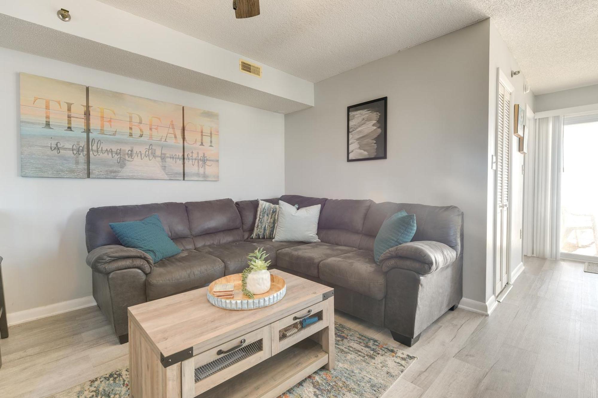 Oceanfront North Myrtle Beach Condo With Indoor Pool Eksteriør billede