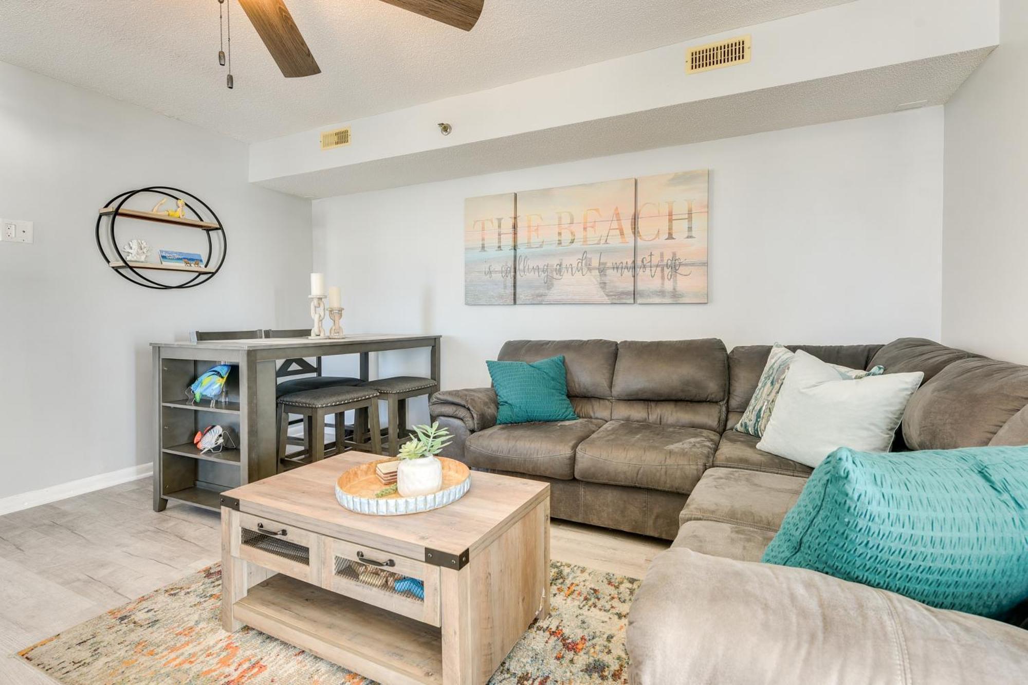 Oceanfront North Myrtle Beach Condo With Indoor Pool Eksteriør billede