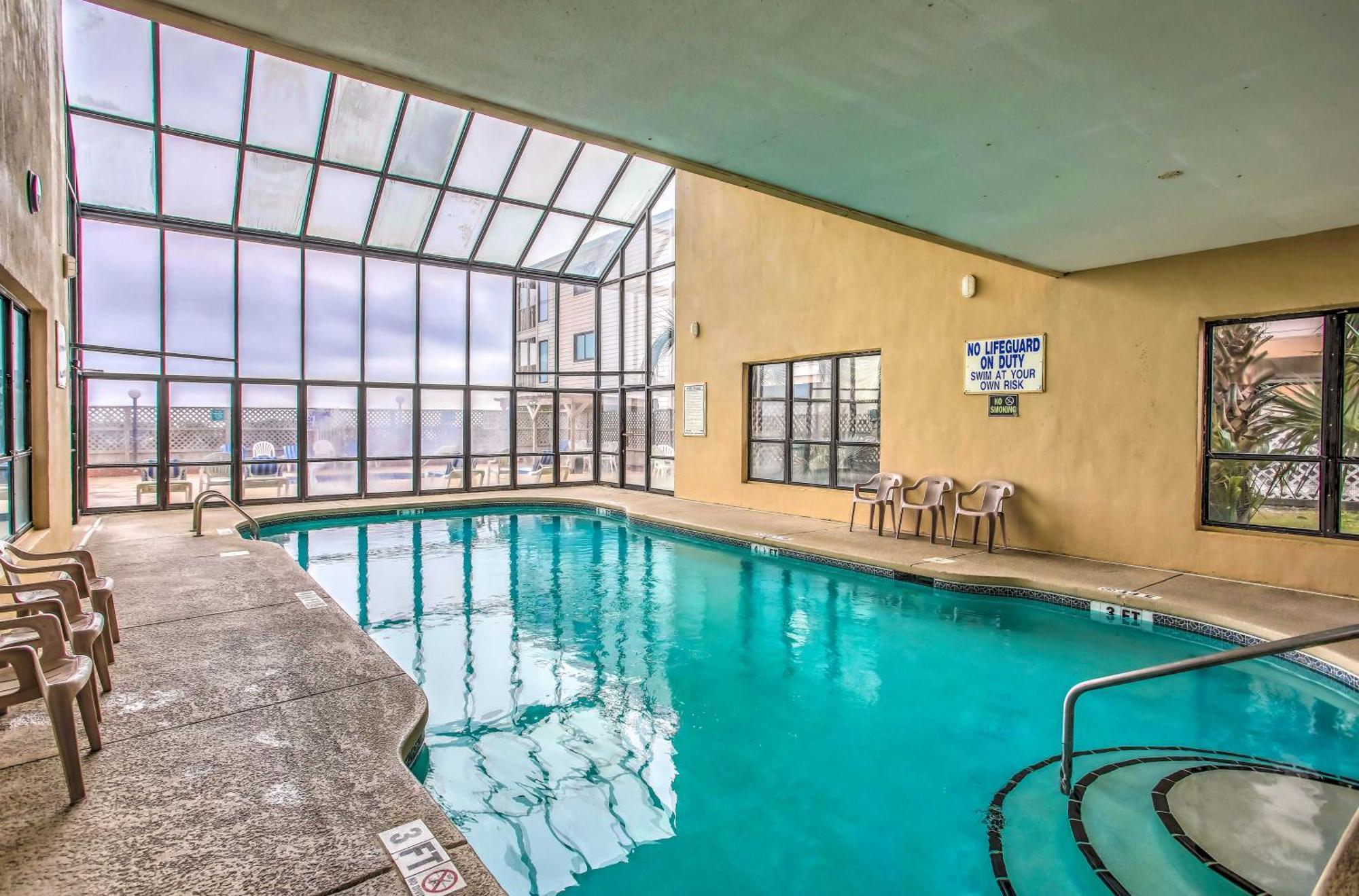 Oceanfront North Myrtle Beach Condo With Indoor Pool Eksteriør billede